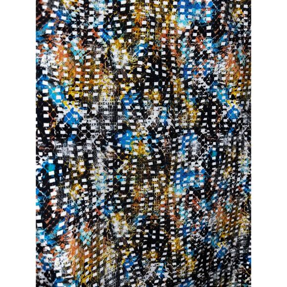 Robert Graham Shirt L Geometric All Over Print Flip Cuff NWOT Classic Fit - Picture 10 of 10